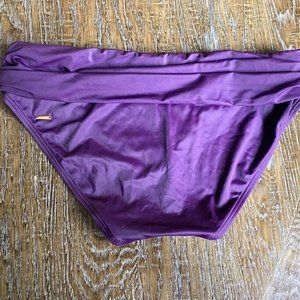 Victoria's Secret eggplant purple bikini bottom size Large